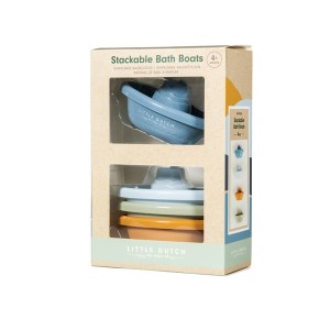 Zestaw 4 łódeczek do zabawy Blue 