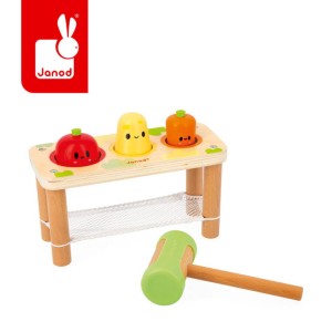 Drewniana przebijanka Warzywa Farma 