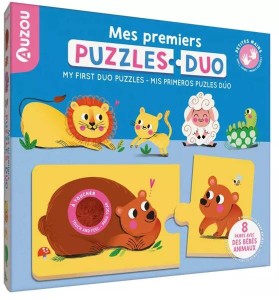 Puzzle sensoryczne Zwierzątka z rodzicami