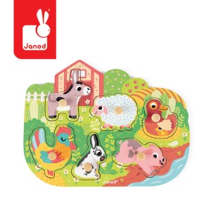 Puzzle drewniane Wesoła Farma