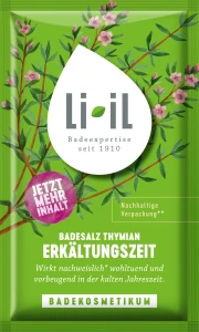 ZIMNY CZAS - prozdrowotna sól do kąpieli TYMIANEK 80g - Li-iL