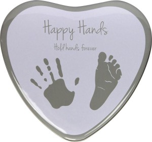 Serce z odciskiem dłoni i stópki 2D Happy Hands